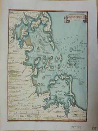 Item #M7434 Boston Harbour. Henry Popple