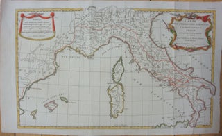 Item #M7438 Carte pour l'Expedition d'Annibal, et sur laquelle son passage en Italie et les...