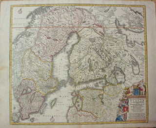 Item #M7469 Nova Mappa Geographica Sueciae Ac Gothiae Regna ut et Finlandiae Ducatum Ac...