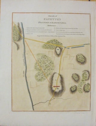 Item #M7473 Sketch of Fayette's Position at Barren Hill. Charles Stedman