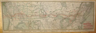 Item #M7508 Map of the Dominion of Canada showing Railway connections from Atlantic to Pacific....