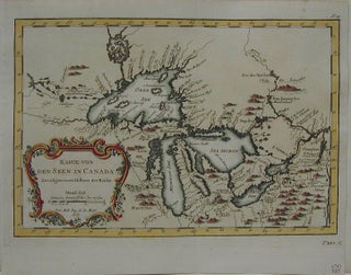 Item #M775 Karte von den Seen in Canada. Jacques Nicolas-Schwabe Bellin