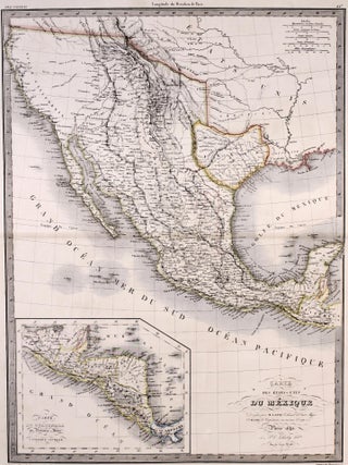 Item #M7906 Carte des Etats-Unis Du Mexique. M. Lapie, Pierre Tardieu