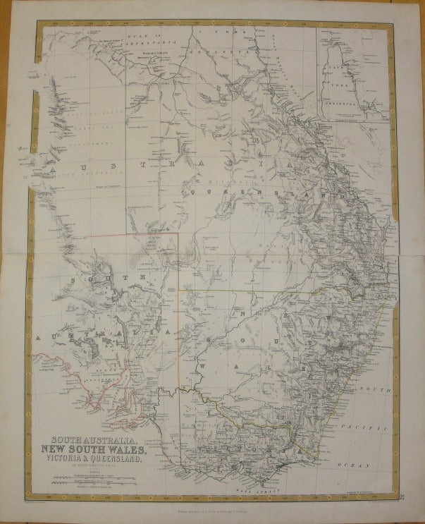 Item #M7953 South Australia. New South Wales, Victoria & Queensland. Keith Johnston.