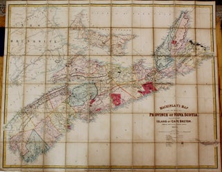Item #M7961 Mackinlay's Map of the Province of Nova Scotia Including the Island of Cape Breton. W...