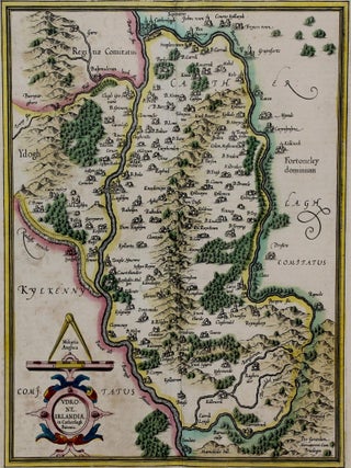 Item #M7972 Vdro Ne, Irlandiae. Mercator, H. Hondius
