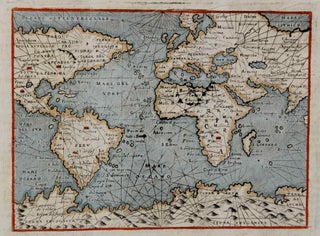 Item #M8194 [World Map]. Raphael Savonarola, Raffaello