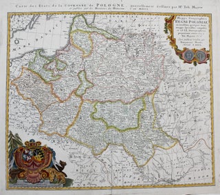 Item #M8204 Carte des etats de la couronne de Pologne, nouvellement dessinée; Mappa; Geographica...