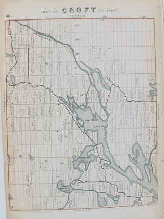 Item #M8223 Map of Croft Township. John Rogers