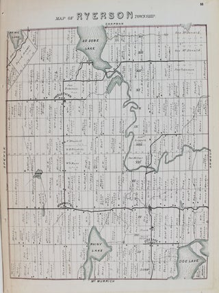 Item #M8225 Map of Ryerson Township. John Rogers
