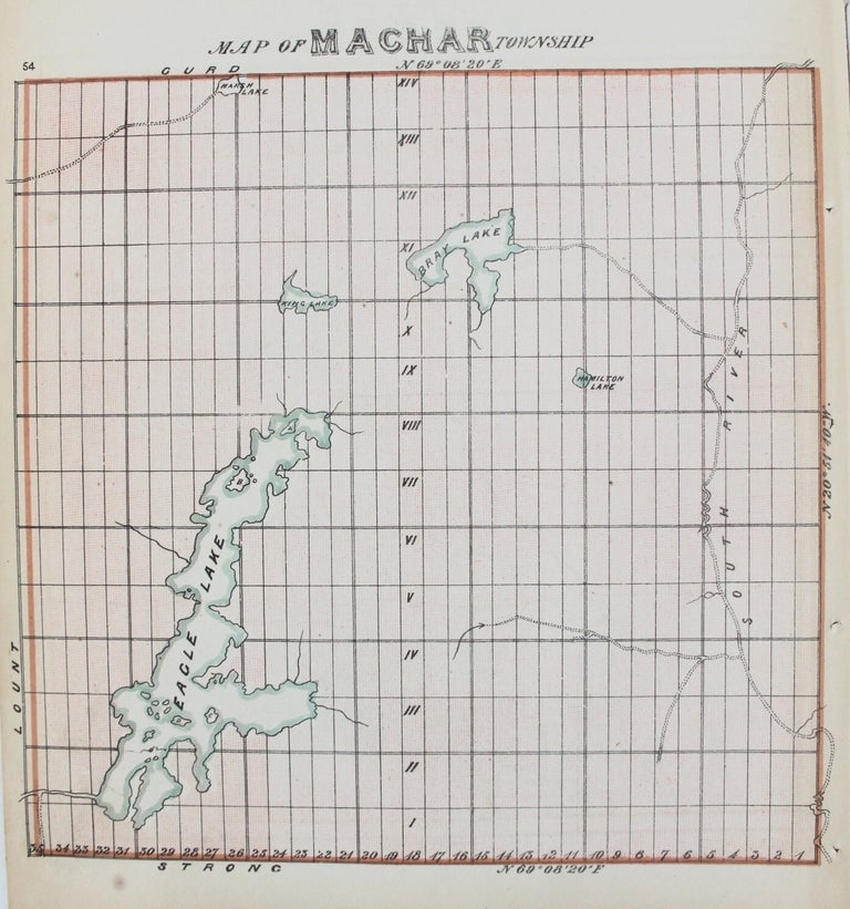Note Machar Map of Machar Township | John Rogers