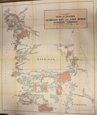 Item #M8239 Plan of the Islands in Georgian Bay of Lake Huron in front of Harrison Township...
