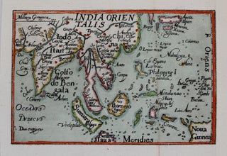 Item #M8273 India Orientalis. Abraham Ortelius, Philip Galle