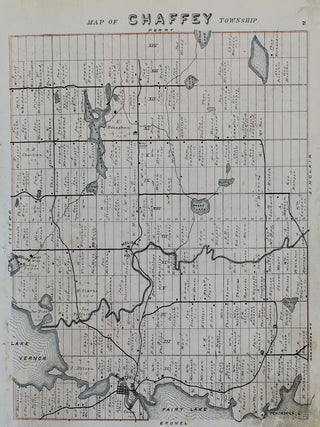 Item #M8277 Map of Chaffey Township. John Rogers
