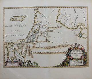 Item #M8304 Tabvla Itineraria Patriarchrvm Abrahami Isaaci et Iacobi. Jan Jannson