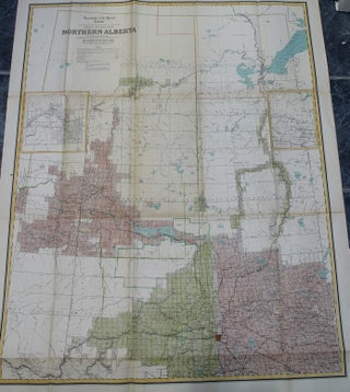 Item #M8371 Northern Alberta Showing Dispositions of Lands Natural Resources Intelligence Branch....