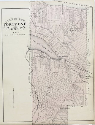 Item #M8392 Plan of Lot Forty One, Kings County., P.E.I. C R. Allen