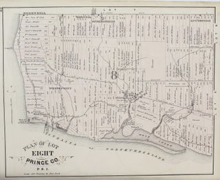 Item #M8394 Plan Of Lot Eight Prince County. P.E.I. C R. Allen