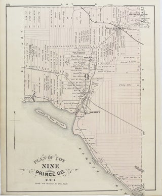 Item #M8396 Plan Of Lot Nine Prince County., P.E.I. C R. Allen