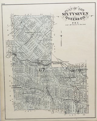 Item #M8398 Plan Of Lot Sixty Seven Queens County., P.E.I. C R. Allen