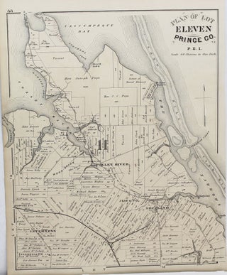 Item #M8400 Plan Of Lot Eleven Prince County., P.E.I. C R. Allen