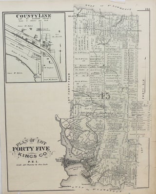 Item #M8403 Plan of Lot Forty Five Kings County., P.E.I. C R. Allen