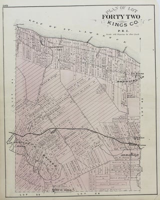 Item #M8404 Plan of Lot Forty Two Kings County., P.E.I. C R. Allen