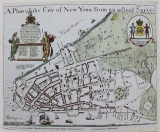 Item #M8540 A Plan of the City of New York from an actual Survey. James Lyne