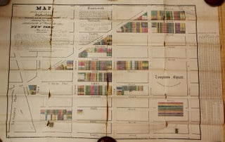 Item #M8578 Map shewing a division of part of the real estate late of Nicholas W. Stuyvesant...