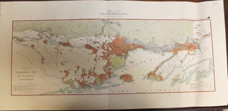 Item #M8594 Sketch Map of the Thunder Bay Mining Region of Lake Superior. A. L. Russel, E. D. Ingall