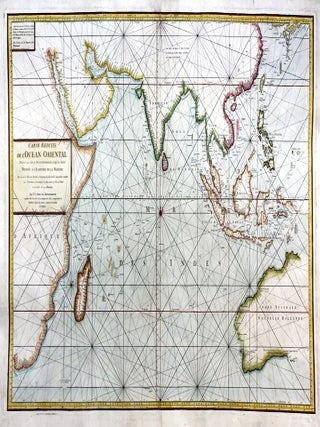 Item #M8598 Carte Reduite De L'Ocean Oriental Depuis le Cap De Bonne Esperance, Jusqu'au. Japon....