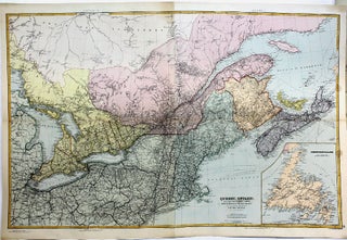 Item #M8599 Quebec, Ontario, New Brunsiwick, Nova Scotia, Prince Edward I., & Newfoundland, with...
