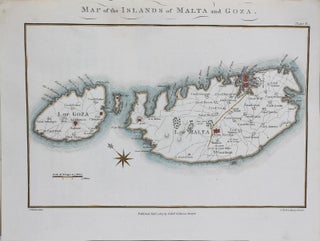 Item #M8618 Map of the Islands of Malta and Goza. Thomas Walsh