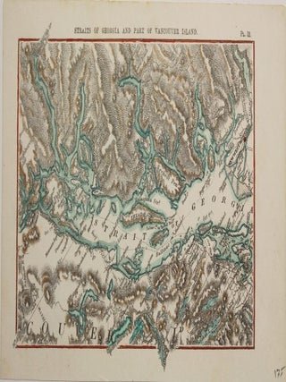 Item #M8641 Straits of Georgia and Part of Vancouver Island. Sandford Fleming