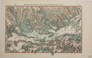 Item #M8641 Straits of Georgia and Part of Vancouver Island. Sandford Fleming