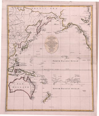 Item #M8653 A New and Accurate Chart of the Discoveries of Captain Cook and other later...
