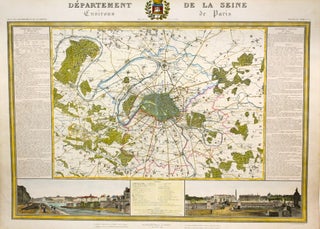 Item #M8709 Departement Environs de la Seine de Paris. Fremin, Levasseur