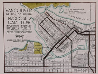 Item #M8745 Vancouver British Columbia Proposed Car Flow in Central Business District and...