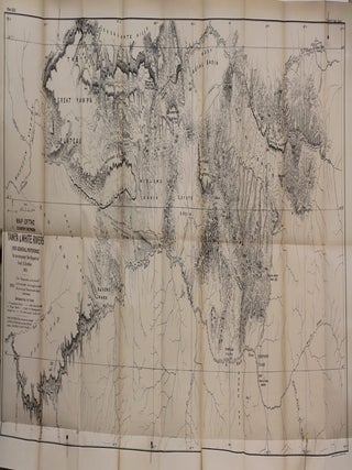 Item #M8762 Map of the Country Between Yampa & White Rivers (For General Reference) to accompany...