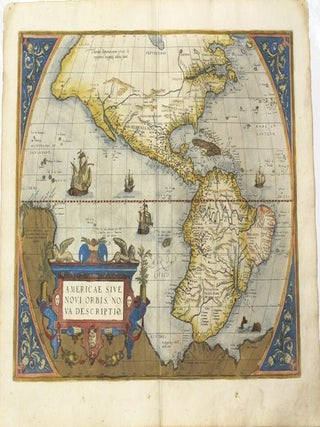 Item #M8829 Americae Sive Novi Orbis, Nova Descriptio. Abraham Ortelius