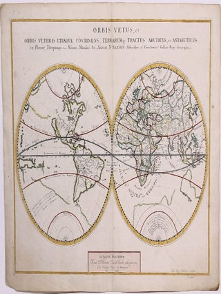 Item #M8883 Orbis Vetus, et Orbis Veteris Utraque Continens, Terrarum Tractus Arcticus, et...