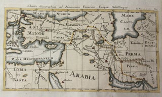 Item #M8953 Charta Geographica ad Itinerariam Francisci Caspari Schillinger. JOSEPH STÖCKLEIN