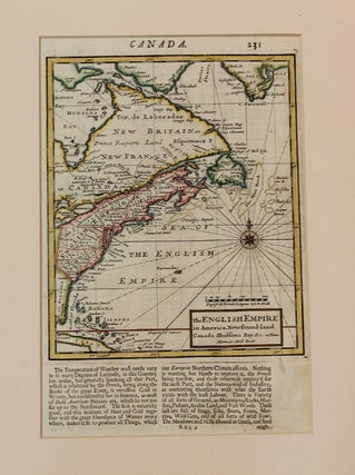 Item #M9030 Canada. The English Empire in America, Newfound-land. Canada.Hudsons Bay & c. Herman...