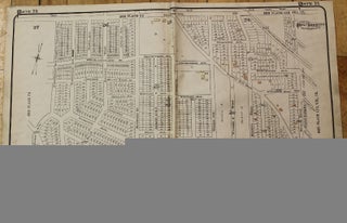 Item #M9051 Atlas City of Toronto Plate 75 [Connaught Ave.West now Waltham Ave., Eglinton Ave.,...