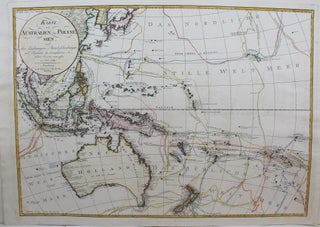 Item #M9121 Karte von Australien oder Polynesien. Christopher Weigel