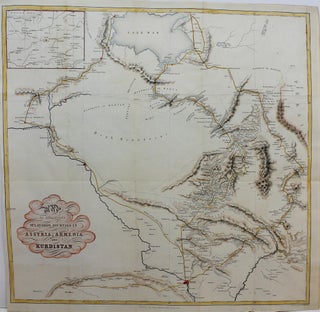 Item #M9135 Map to Illustrate Mr. Layard's Journies in Assyria, Armenia and Kurdistan. Austen Layard