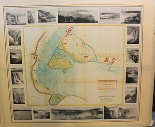 Item #M9147 U.S. Lake Survey Preservation of Niagara Falls Contour Map of Niagara River in the...