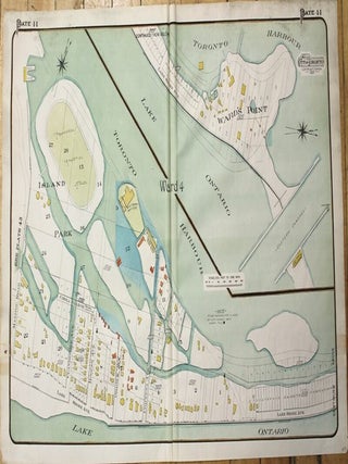 Item #M9154 Atlas City of Toronto Plate 44[Manitou Rd., Ward's Point to the north of Lake...