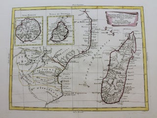 Item #M9173 Parte Della Costa Orientale Dell' Africa con l'Isola di Madagscar e le Carte...