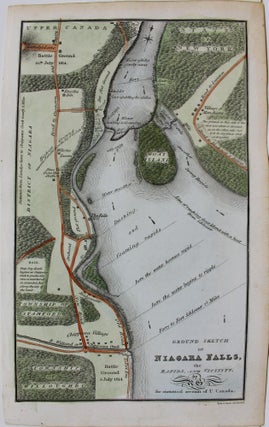 Item #M9182 Ground Sketch of Niagara Falls, the Rapids, and Vicinity. Robert Gourlay
